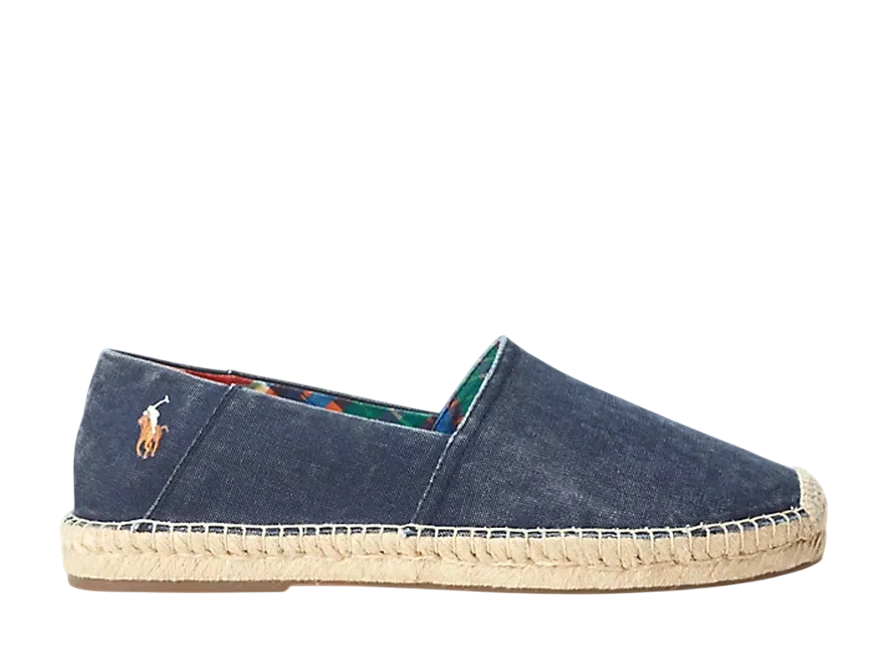 Polo Ralph Lauren Cevio Washed Canvas Espadrille "Navy"