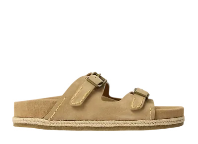 Polo Ralph Lauren Turbach Suede Sandal "Milkshake"