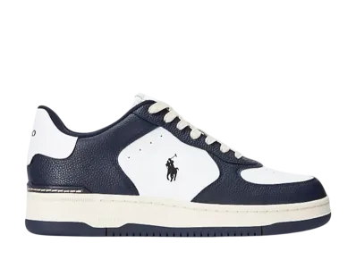 Polo Sport Ralph Lauren Masters Court Leather Sneaker "Aviator Navy/White"