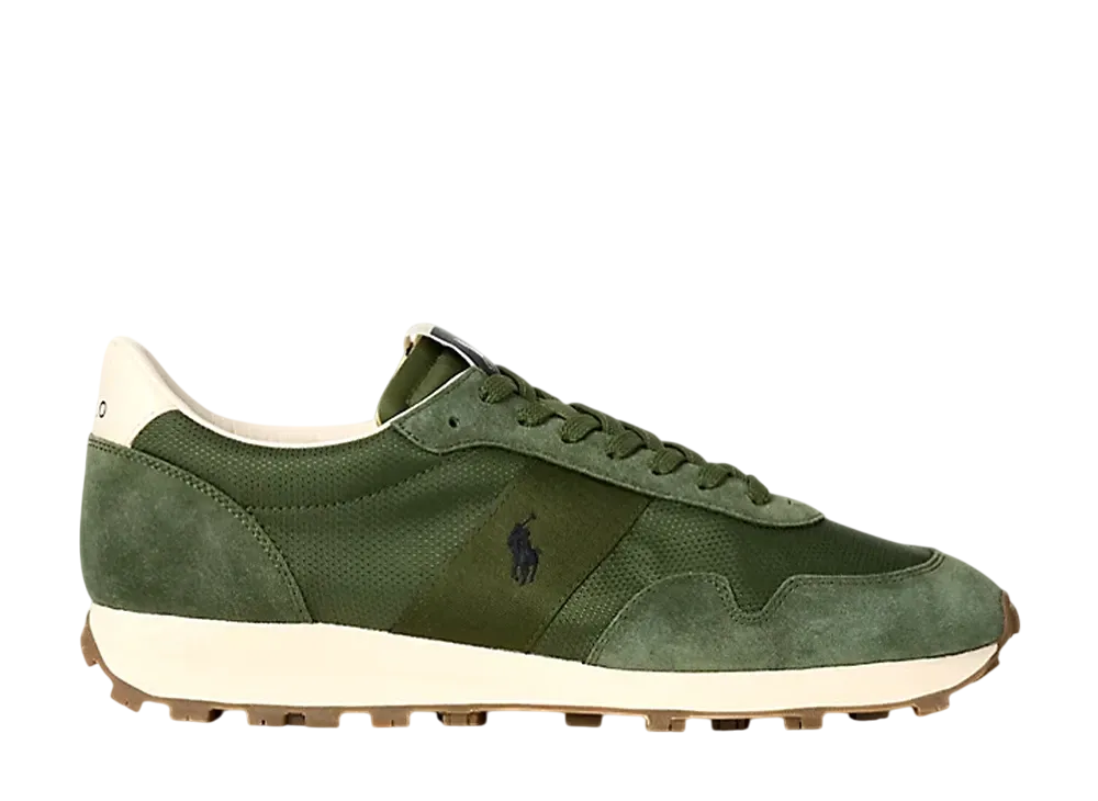 Polo Sport Ralph Lauren PRL Trail 125 Suede & Oxford Sneaker "Classic Drab/Ecru"