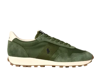 Polo Sport Ralph Lauren PRL Trail 125 Suede & Oxford Sneaker "Classic Drab/Ecru"