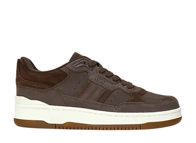 Polo Sport Ralph Lauren Masters Sport Suede-Nubuck Sneaker "Dark Brown/Black"