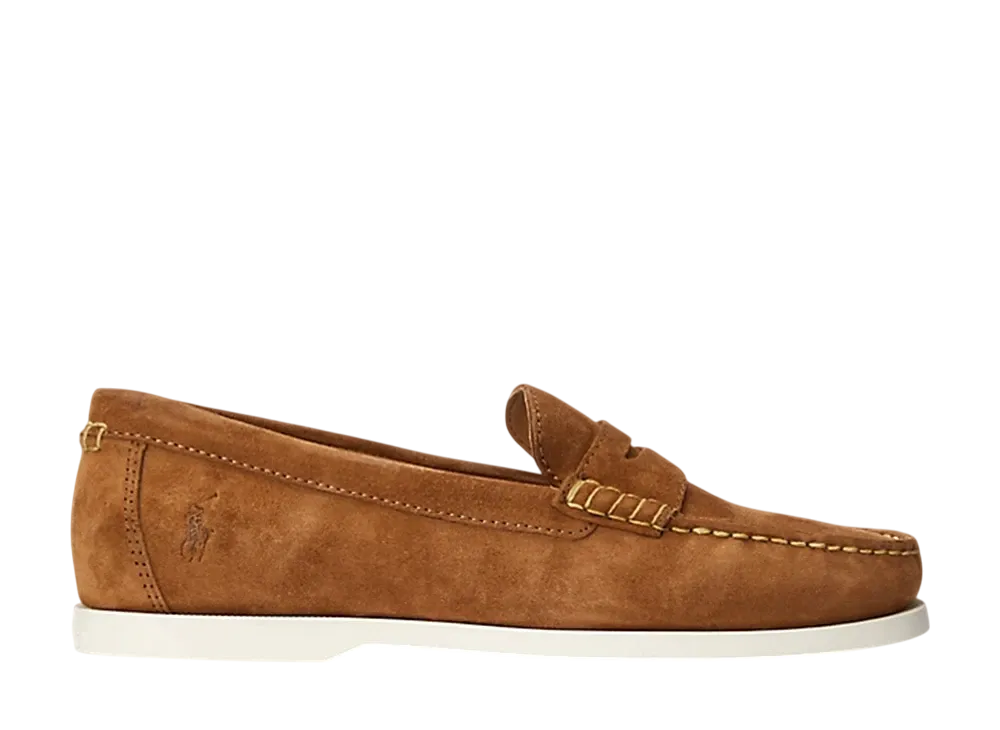 Polo Ralph Lauren Merton Suede Penny Loafer "Teak"