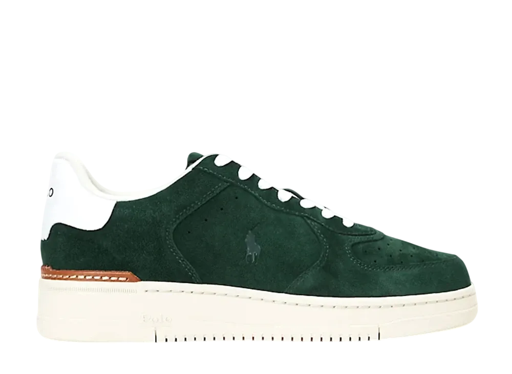 Polo Sport Ralph Lauren Masters Court Suede Sneaker "Forest"
