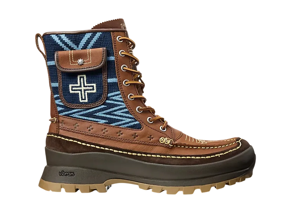 Naiomi Glasses x Polo Ralph Lauren PRL Embroidered Boot "Brown/Blue"