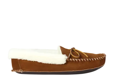 Polo Ralph Lauren Yarmond Shearling-Lined Suede Slipper "Genuine Sherlng"