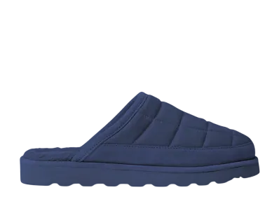 Polo Ralph Lauren Reade Suede-Trim Quilted Scuff Slipper "Navy Nylon/White PP"