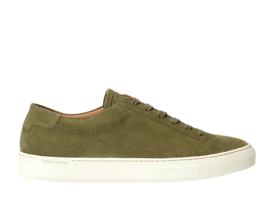 Polo Ralph Lauren Jermain Suede Sneaker "Canopy Olive"