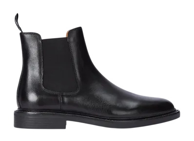 Polo Ralph Lauren Asher Leather Chelsea Boot "Black"