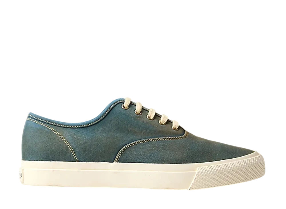 RRL Ralph Lauren Washed Canvas Sneaker "Faded Blue"