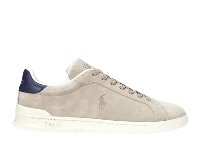Polo Ralph Lauren Heritage Court II Suede Sneaker "Milkshake/Navy"
