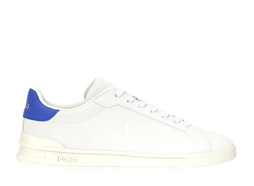 Polo Ralph Lauren Heritage Court II Suede Sneaker "Bianco/Royal"