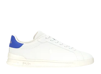 Polo Ralph Lauren Heritage Court II Suede Sneaker "Bianco/Royal"