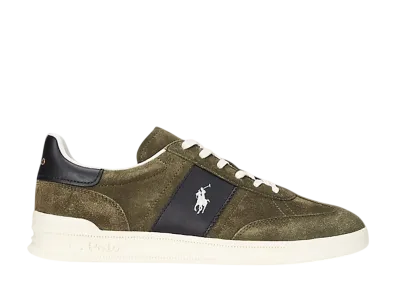 Polo Sport Ralph Lauren Heritage Aera Suede Sneaker "Olive/Black"