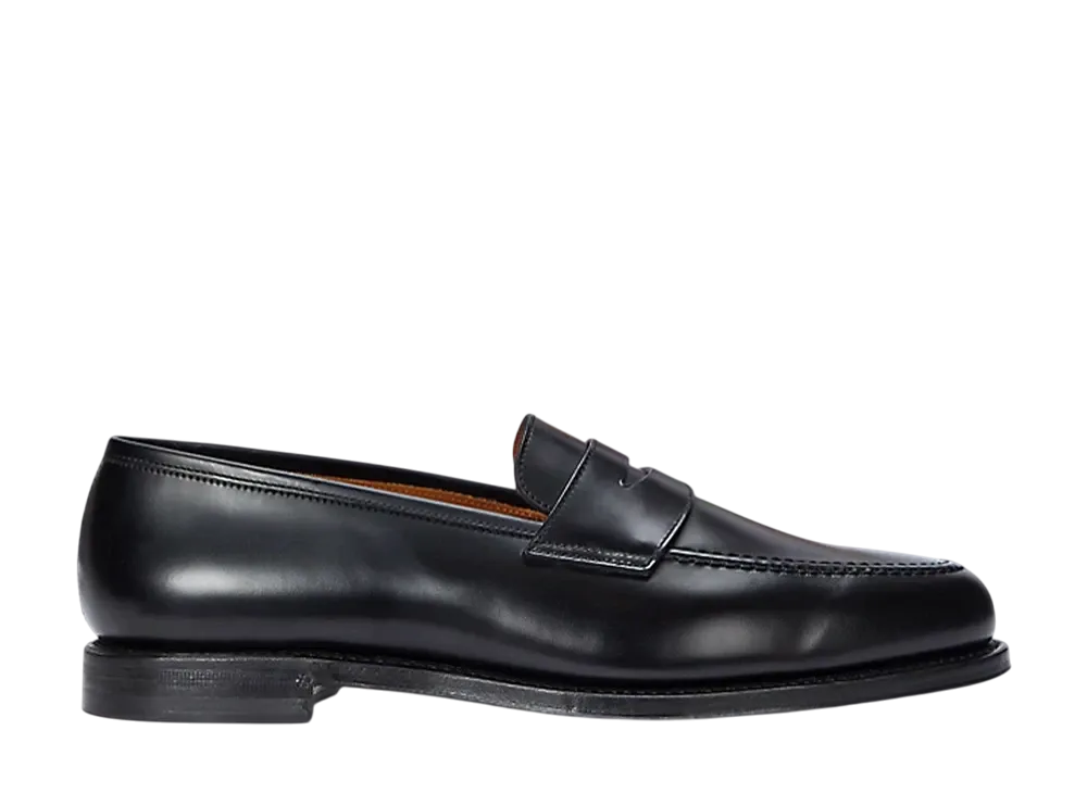 Polo Ralph Lauren Maestra Calfskin Penny Loafer "Black"