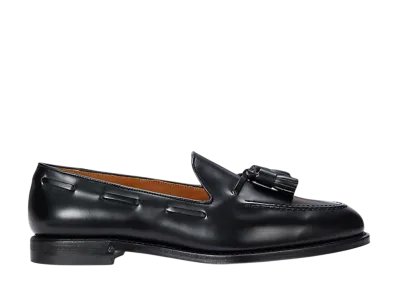 Polo Ralph Lauren Maestra Tassel Calfskin Loafer "Black"