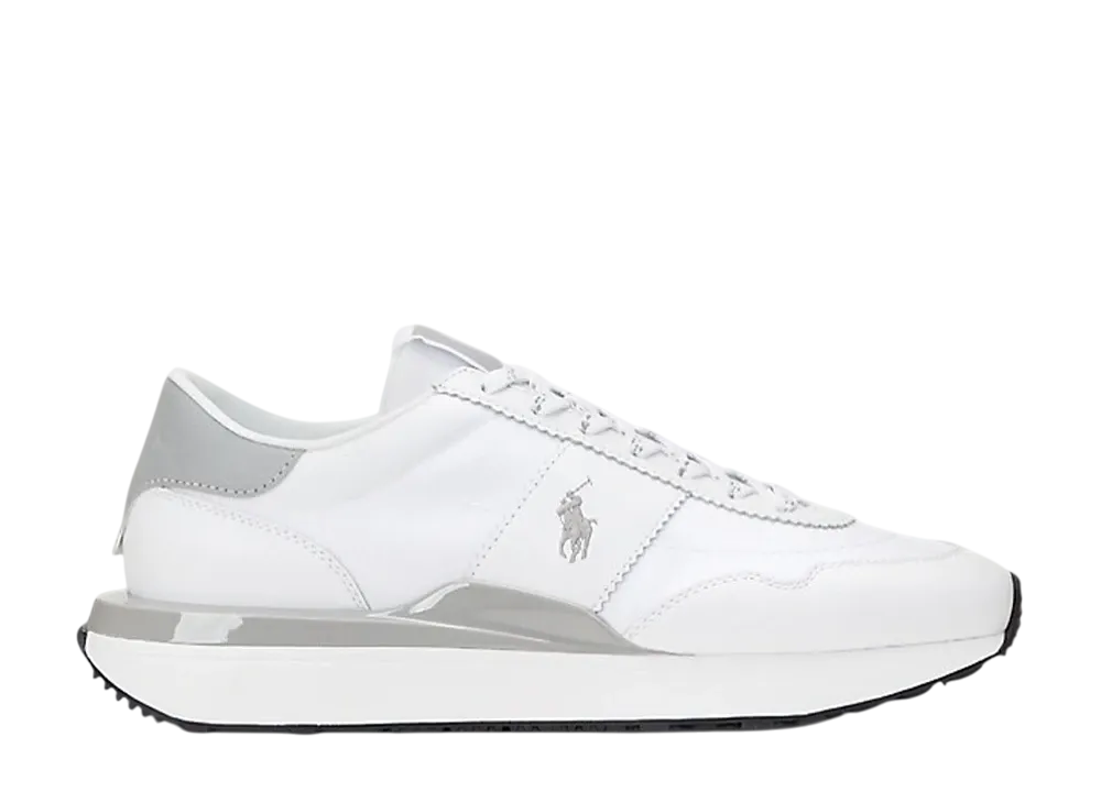 Polo Sport Ralph Lauren Train 89 Leather and Oxford Sneaker "White"