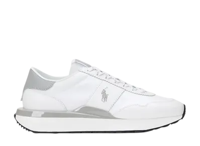 Polo Sport Ralph Lauren Train 89 Leather and Oxford Sneaker "White"