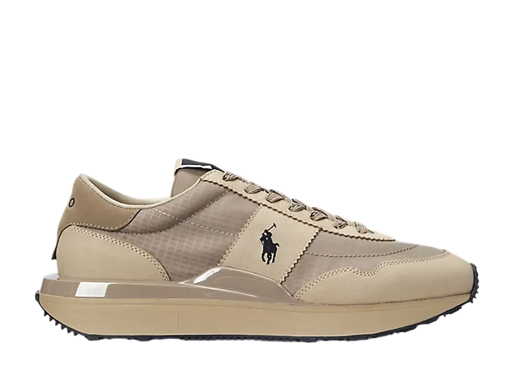 Polo Sport Ralph Lauren Train 89 Nubuck and Oxford Sneaker "Tonal Milkshake"