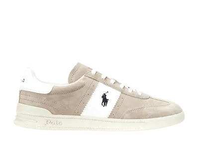 Polo Sport Ralph Lauren Heritage Aera Suede Sneaker "Milkshake/Deckwash White"