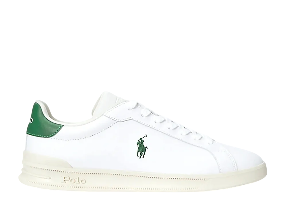 Polo Ralph Lauren Heritage Court 2 Nappa Leather Sneaker "White/Green"