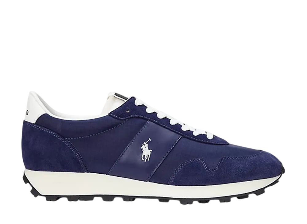 Polo Sport Ralph Lauren PRL Trail 125 Suede-Panelled Sneaker "New Classic Navy/Deckwash"