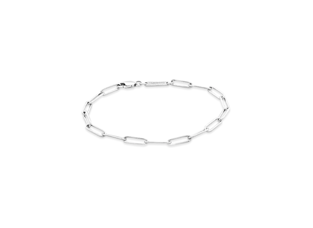 TOMWOOD Box Bracelet "Silver"