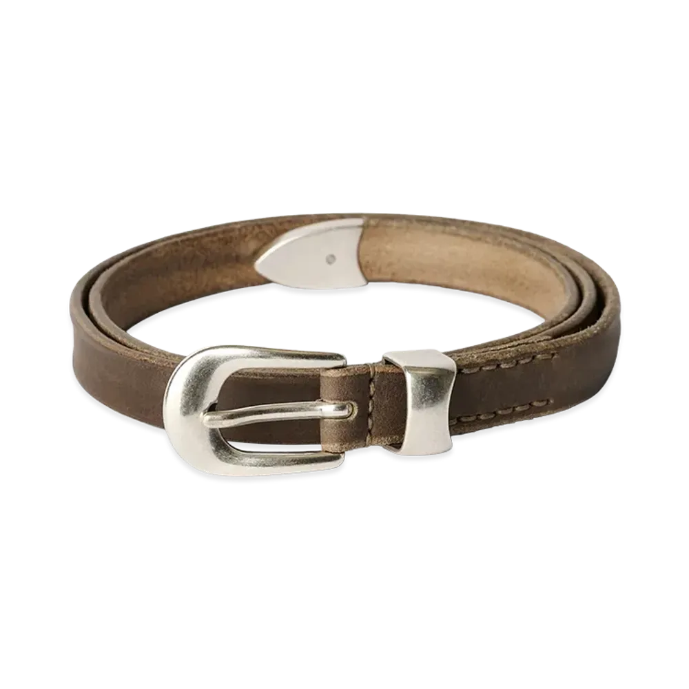 OUR LEGACY 2 cm Belt "Sundried Clay Leather"