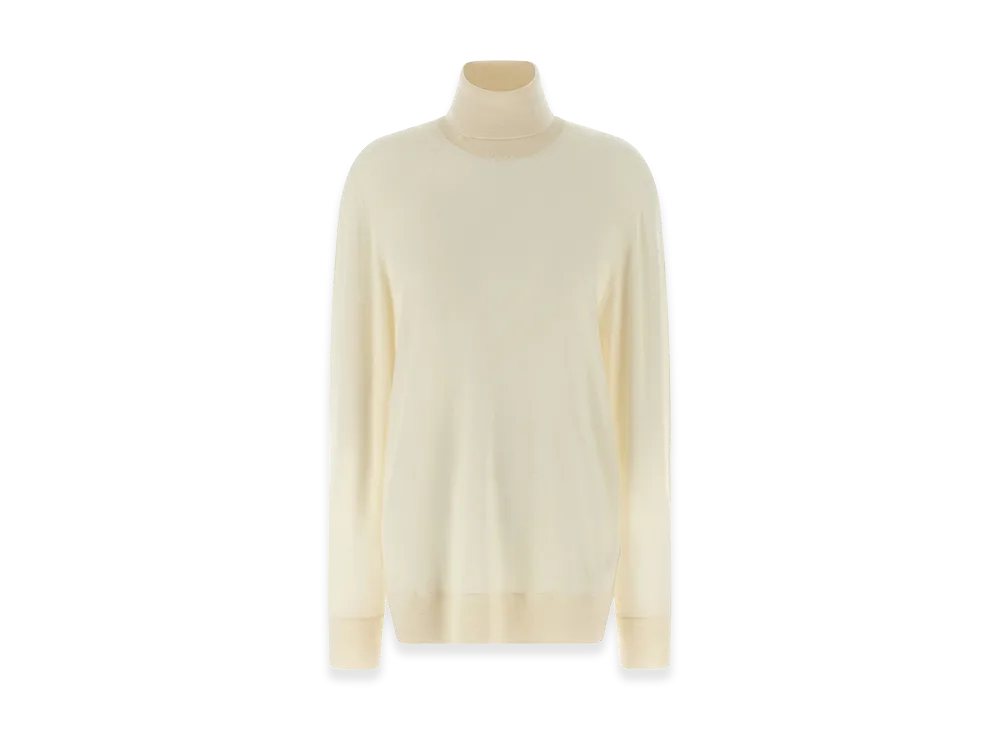 The Row Women's 'Lizzy' Turtleneck Sweater "White"
