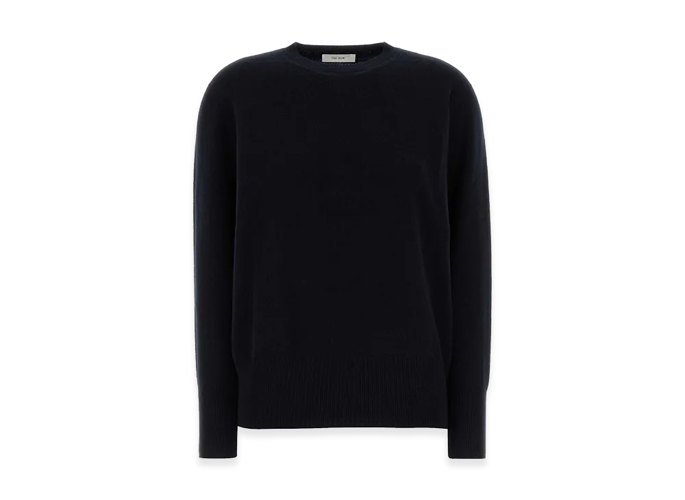 The Row Women's Cashmere Oversize Leilani Sweater "Midnight Blue"