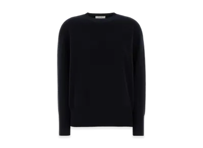 The Row Women's Cashmere Oversize Leilani Sweater "Midnight Blue"