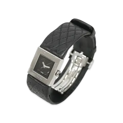 CHANEL Matelasse Square Watch "Black"