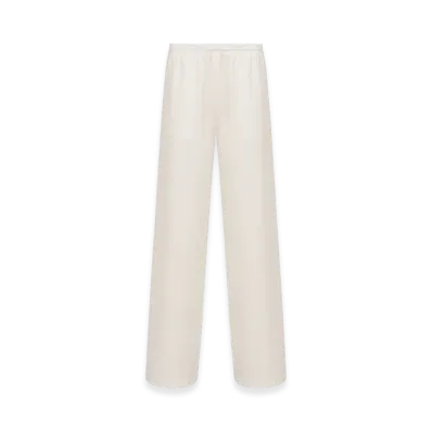 Dior Women's Flared Pants Silk Poplin "Ecru"