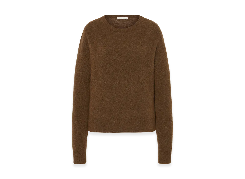 The Row Women's Lorynna Cashmere and Silk Tops "Oak"