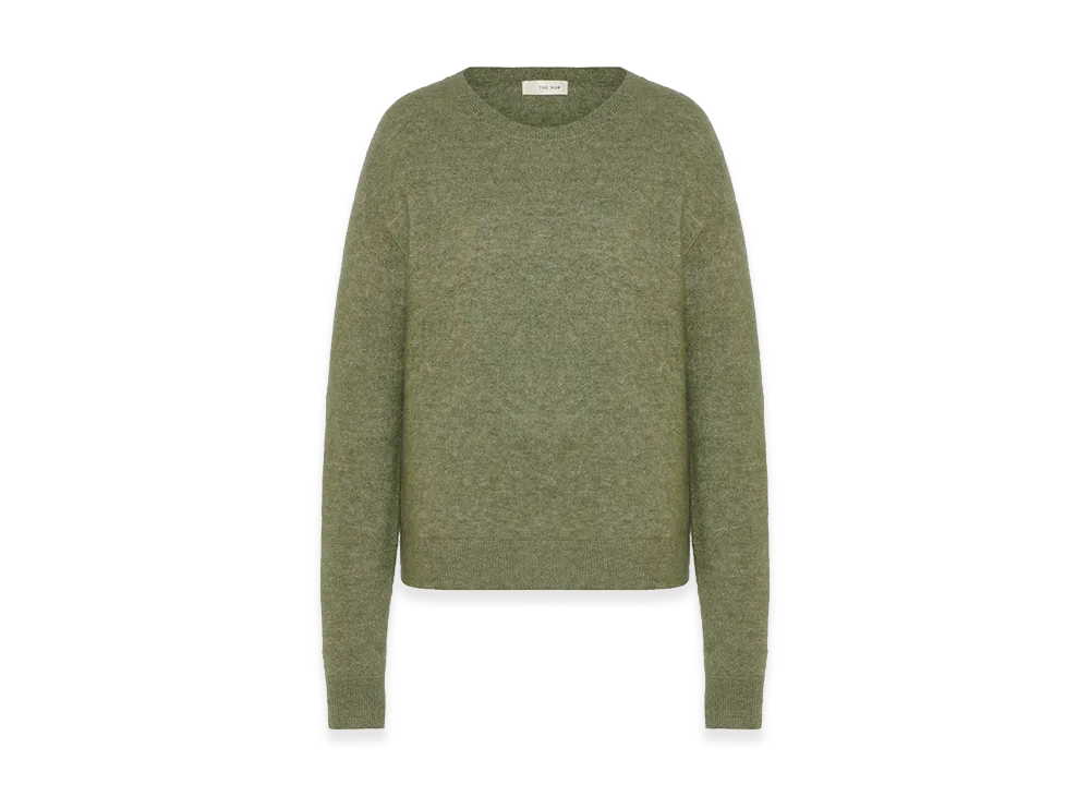 The Row Women's Lorynna Cashmere and Silk Tops "Sage"