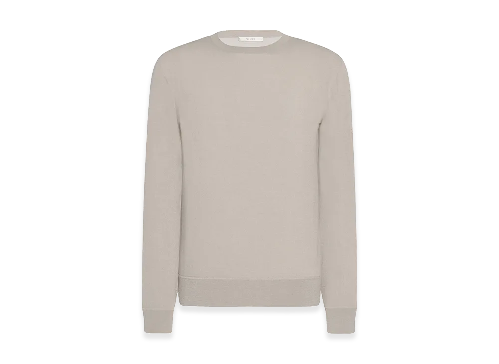 The Row Dioniso Cashmere Top "Dusty White"