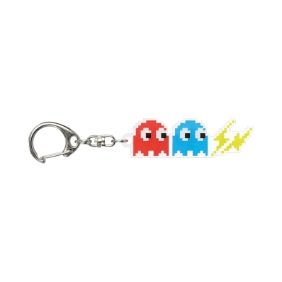 BANDAI PAC-MAN GHOST FRGMT ACLYLIC KEYHOLDER A(Multi)
