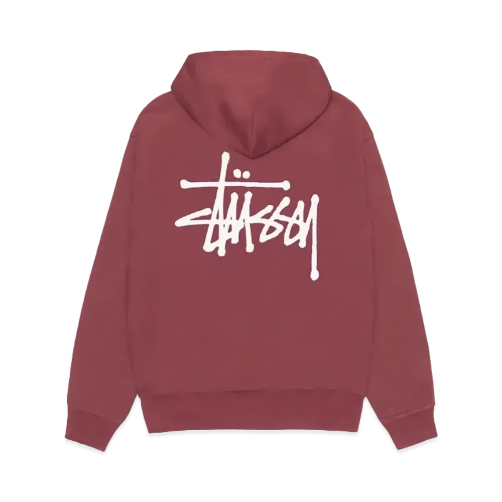 Stussy Basic Stussy Hoodie 2024 "Oxblood"