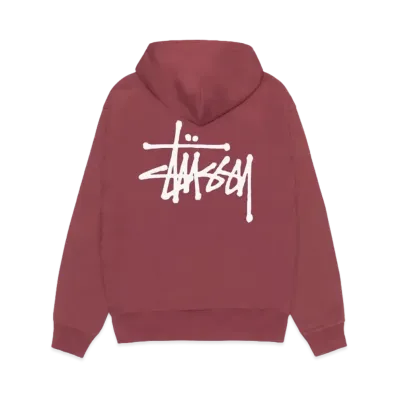 Stussy Basic Stussy Hoodie 2024 "Oxblood"