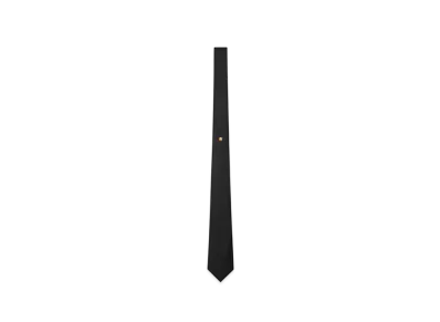Versace Medusa Silk Tie "Black"