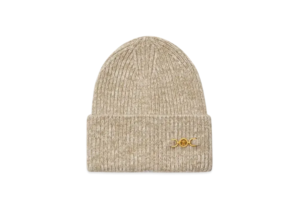 Versace Medusa '95 Knit Beanie "Beige"