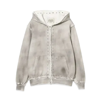 BEAMS FUTURE ARCHIVE Fade Studs Hoody "White"
