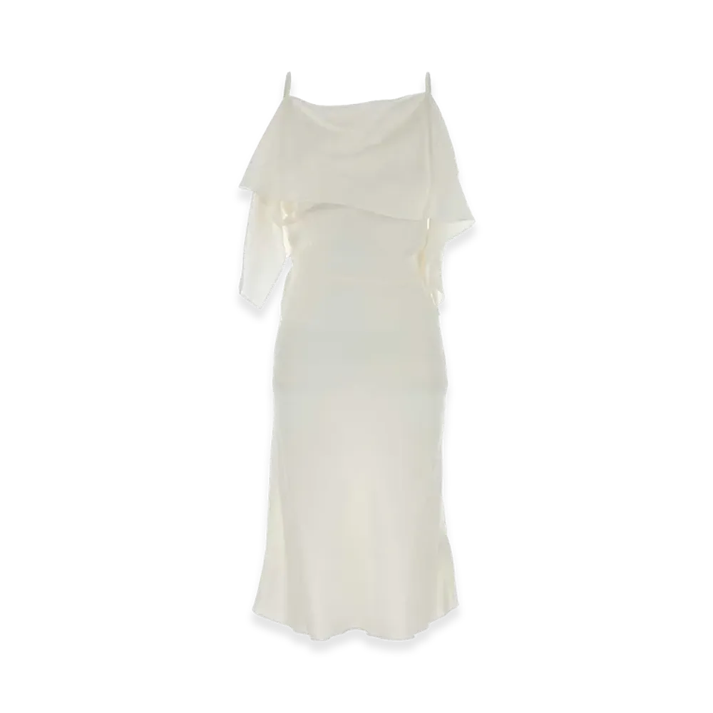 MM6 Maison Margiela Women's Midi Dress "White"