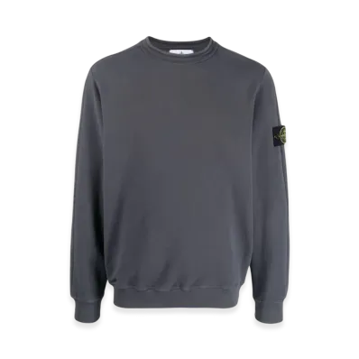 Stone Island 61352 Stretch Cotton Fleece Mock Turtleneck Sweatshirt - 23FW "Lead"