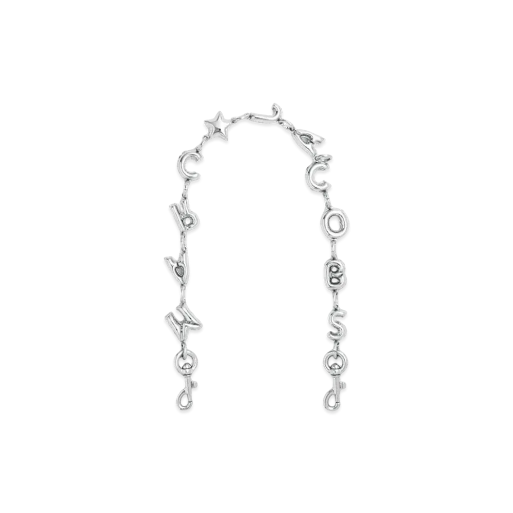 Marc Jacobs The Bubble Chain Shoulder Strap "Silver"