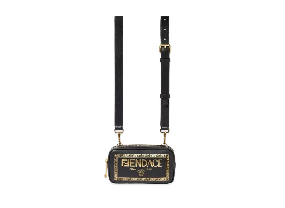 FENDI x Versace Fendace Logo Camera Bag "Black"