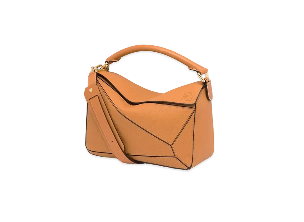 LOEWE Puzzle Bag In Soft Grained Calfskin "Light Caramel"