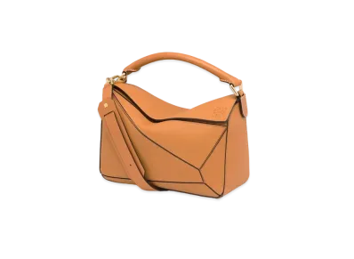 LOEWE Puzzle Bag In Soft Grained Calfskin "Light Caramel"