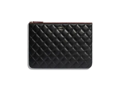 CHANEL Classic Pouch Lambskin "Black"