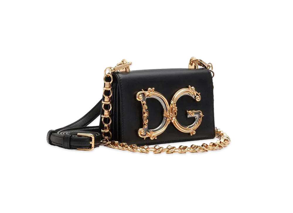 Dolce&Gabbana DG Girls Mini Bag Smooth Cardskin "Black"